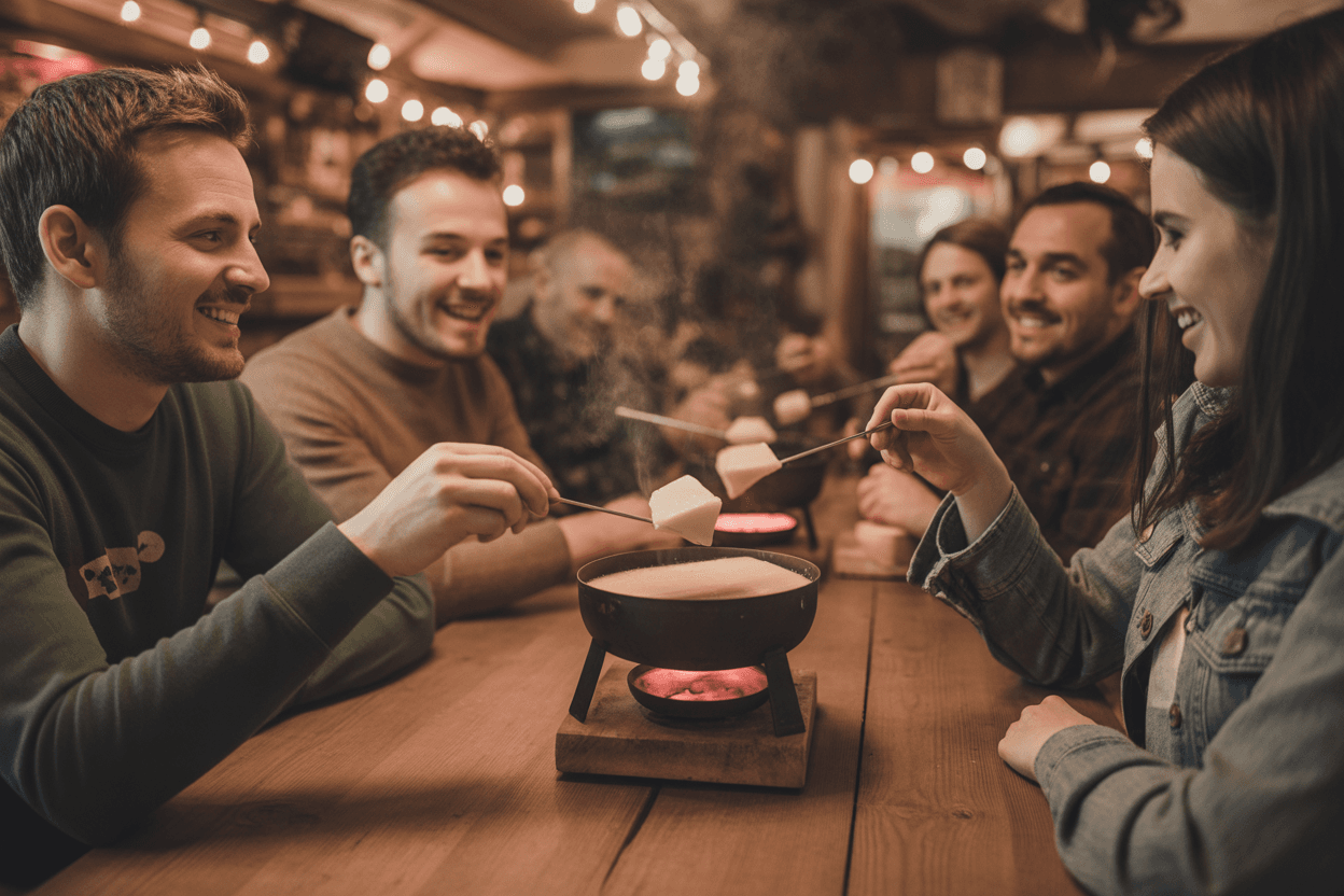 Découvrez l'Expérience Fondue Raclette Hiver Echallens au Bonanza
